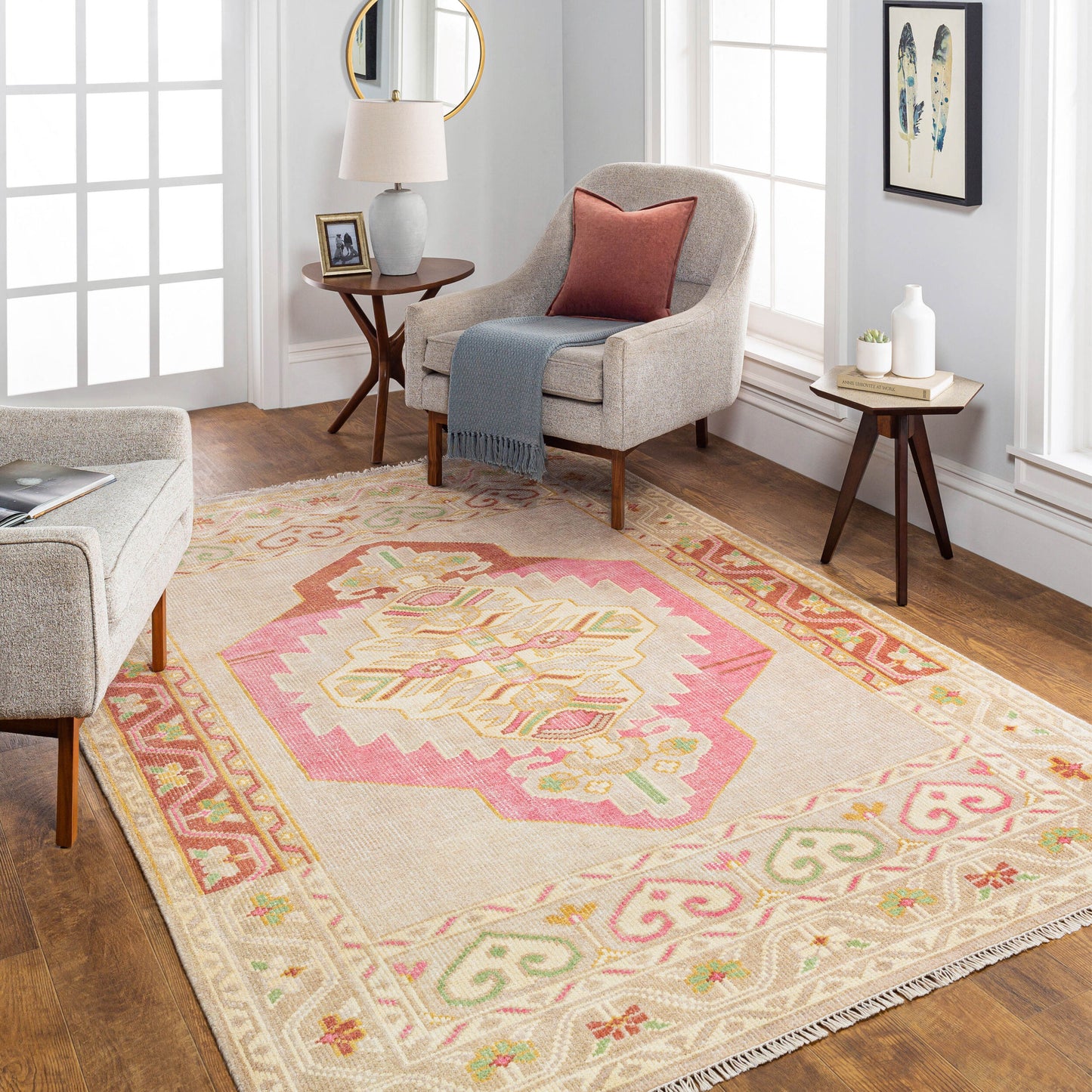 Anadolu AAU-2302 3' x 5' Handmade Accent Rug
