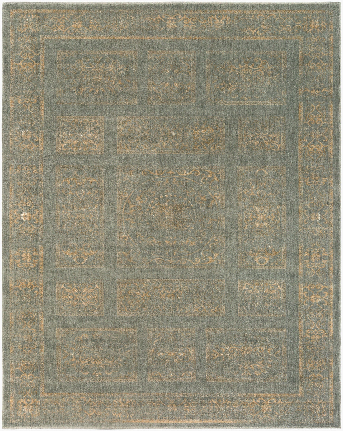 Alfombra tejida a máquina Arabesque ABS-3044 de 8' x 10'