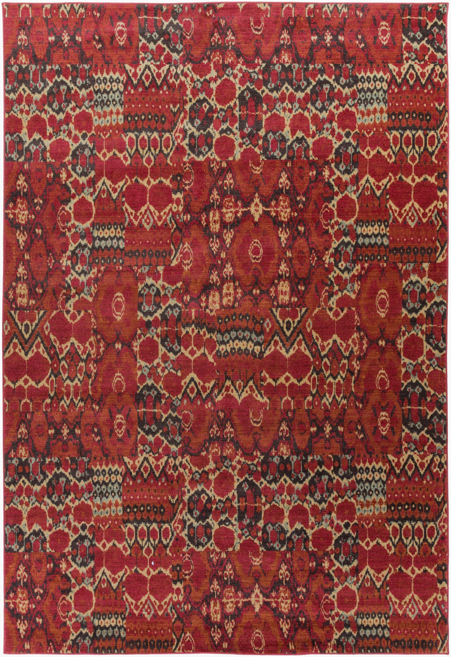Alfombra decorativa tejida a máquina Arabesque ABS-3052 de 2' x 3'