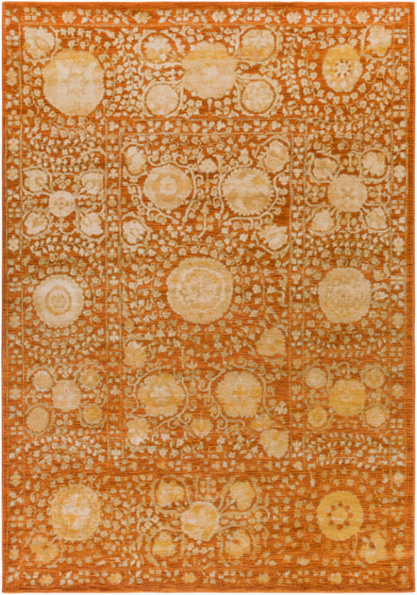 Alfombra tejida a máquina Arabesque ABS-3058 de 2,7 x 3,6 m