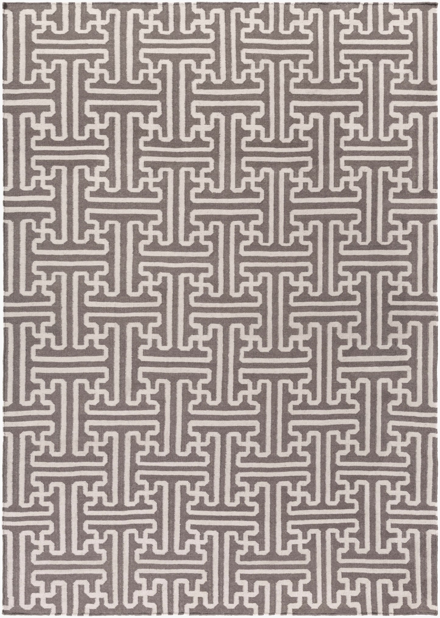 Archivo ACH-1702 Alfombra de lana hecha a mano de 8' x 11'