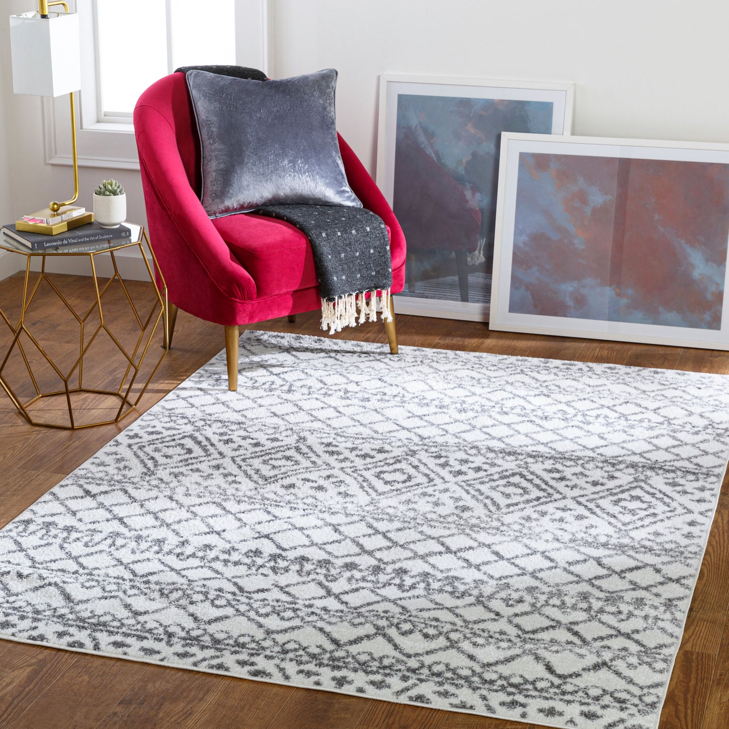 Andalus ADU-2315 8' x 10' Machine Woven Area Rug