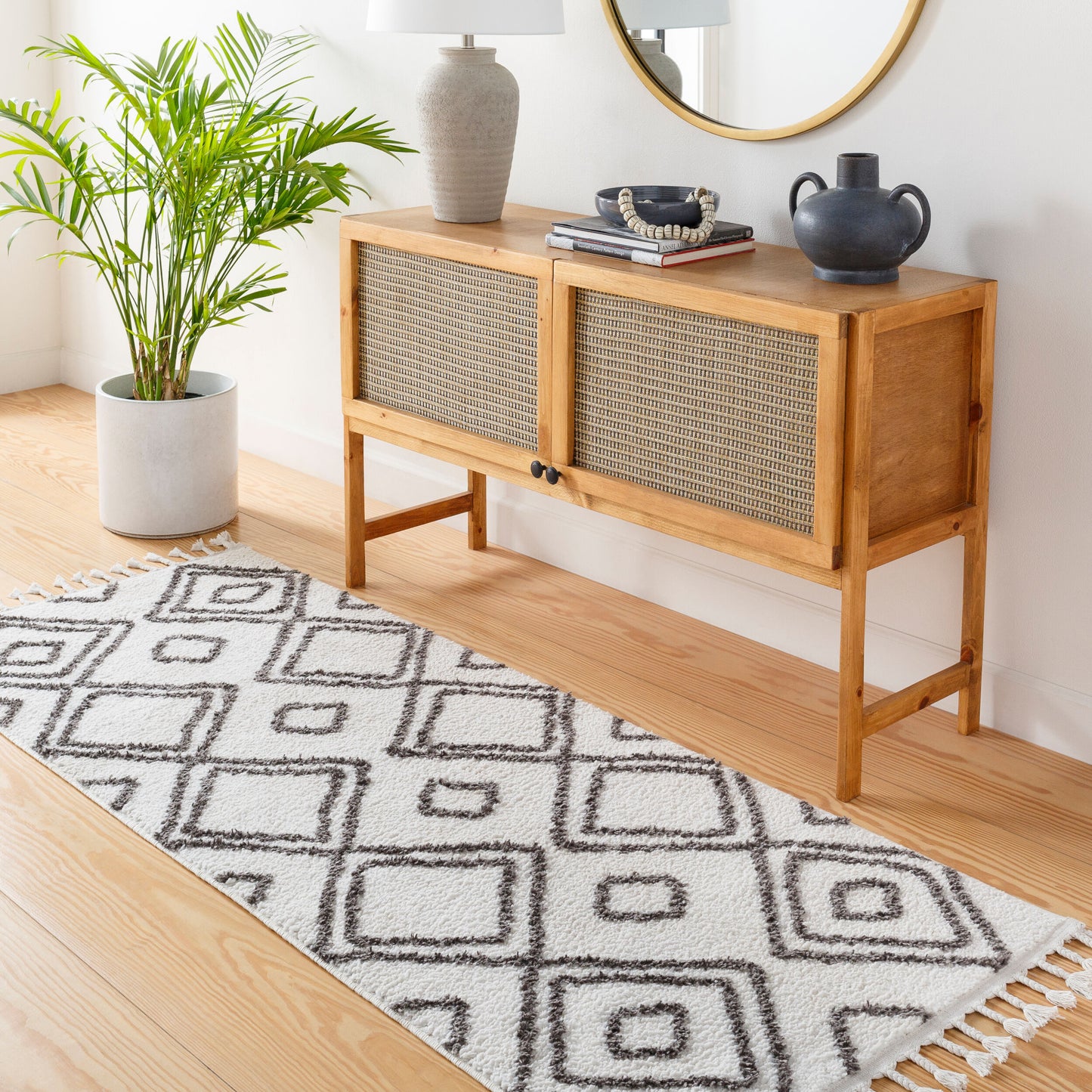Alhambra AHB-2311 6' x 9' Machine Woven Area Rug