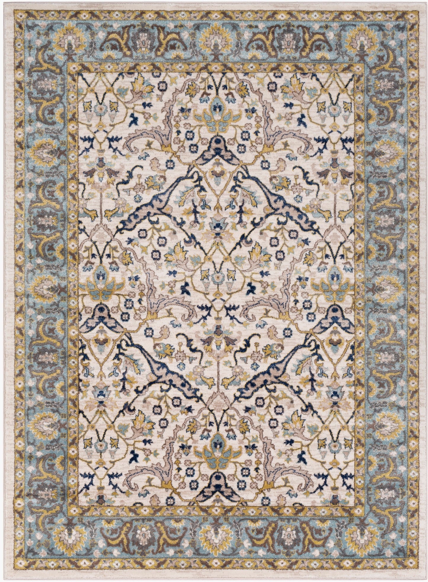 Alfombra decorativa tejida a máquina Athens AHN-2308 de 2' x 3'