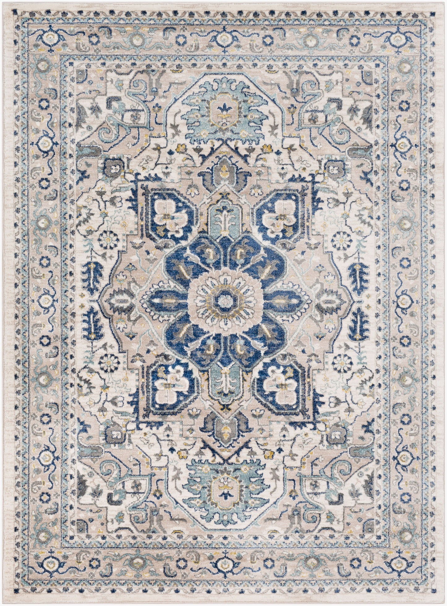 Alfombra decorativa tejida a máquina Athens AHN-2309 de 2' x 3'