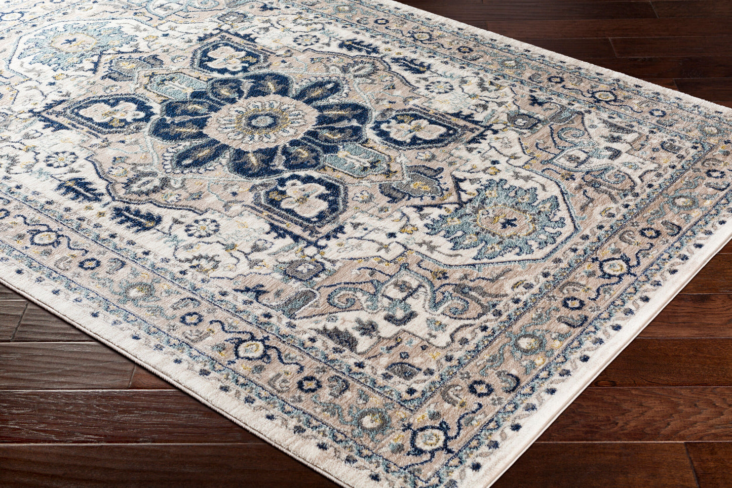 Alfombra decorativa tejida a máquina Athens AHN-2309 de 2' x 3'