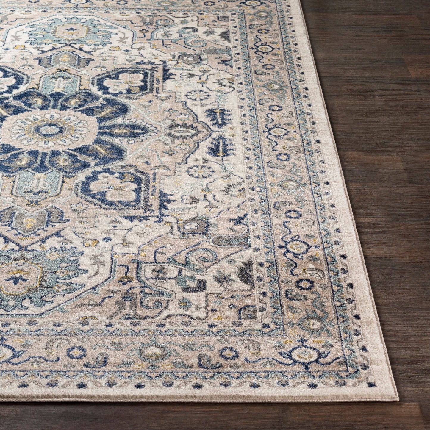 Alfombra decorativa tejida a máquina Athens AHN-2309 de 2' x 3'