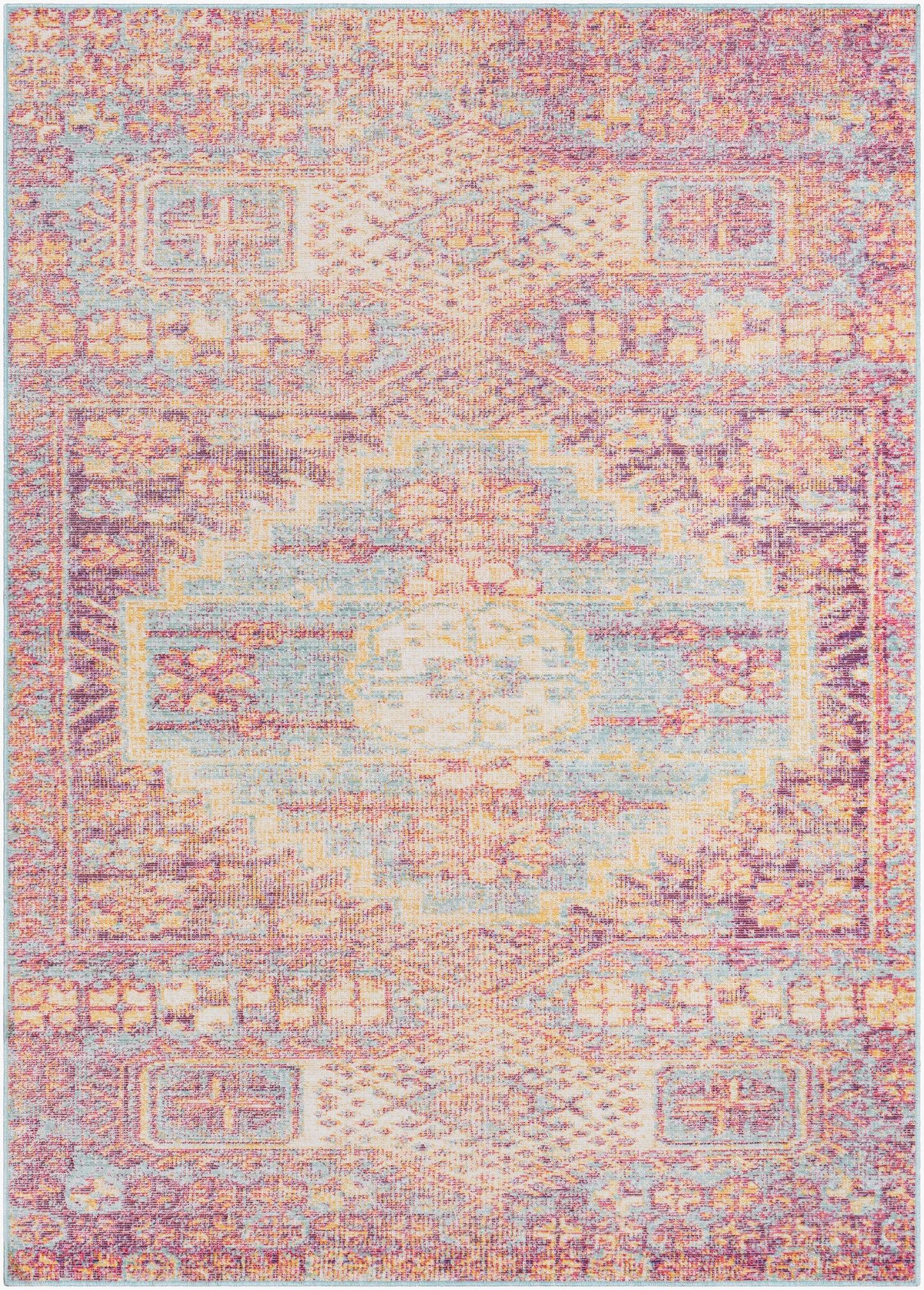 Alfombra decorativa tejida a máquina Antioch AIC-2301 de 2' x 3'