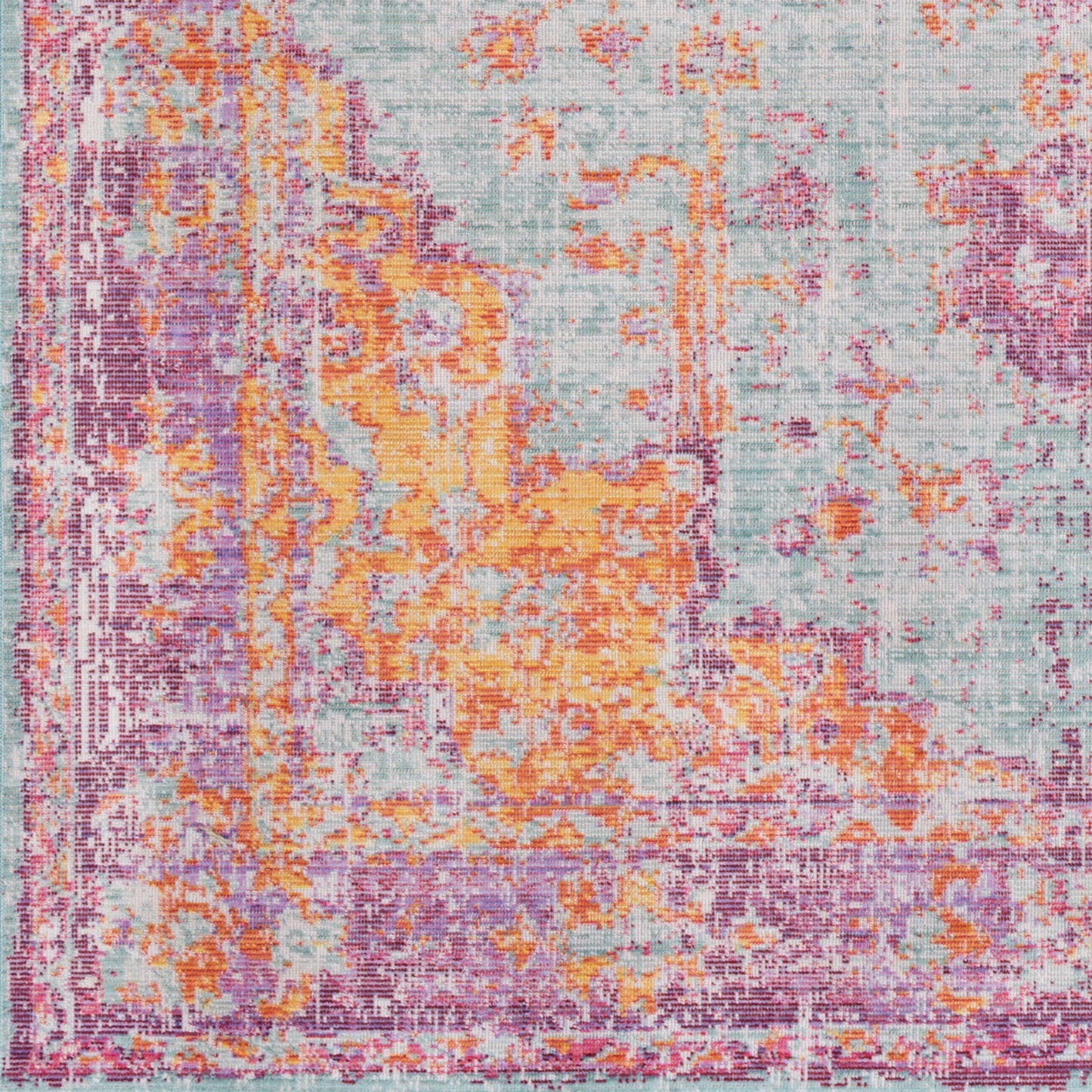 Alfombra decorativa tejida a máquina Antioch AIC-2307 de 3' x 5'