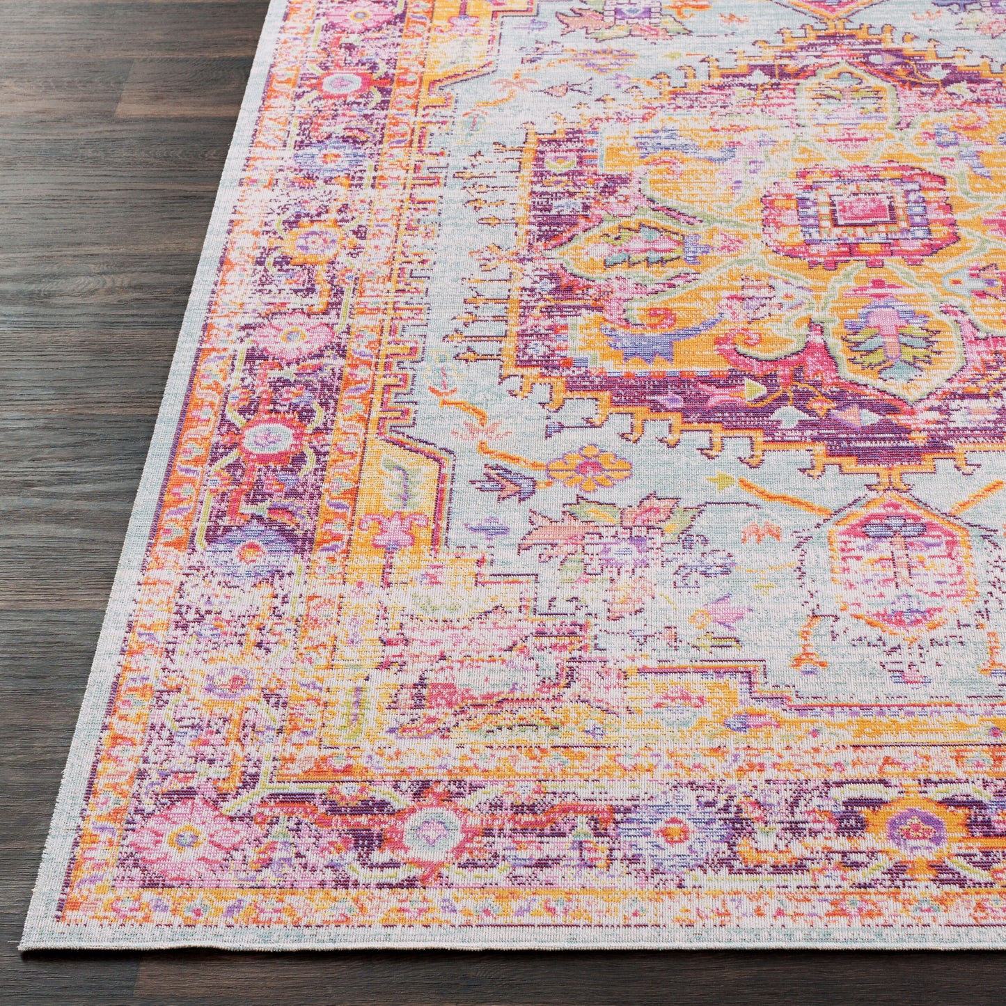 Alfombra decorativa tejida a máquina Antioch AIC-2312 de 3' x 5'