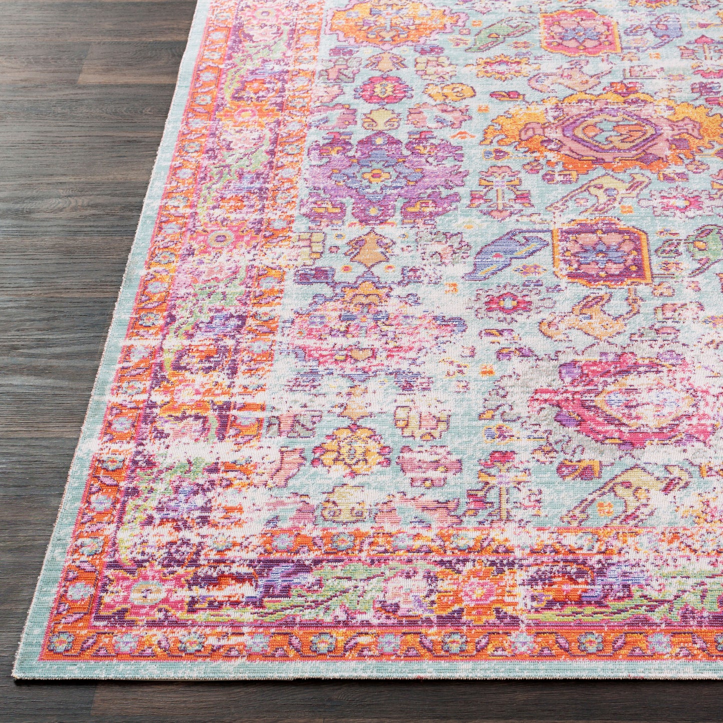 Alfombra decorativa tejida a máquina Antioch AIC-2314 de 3' x 5'