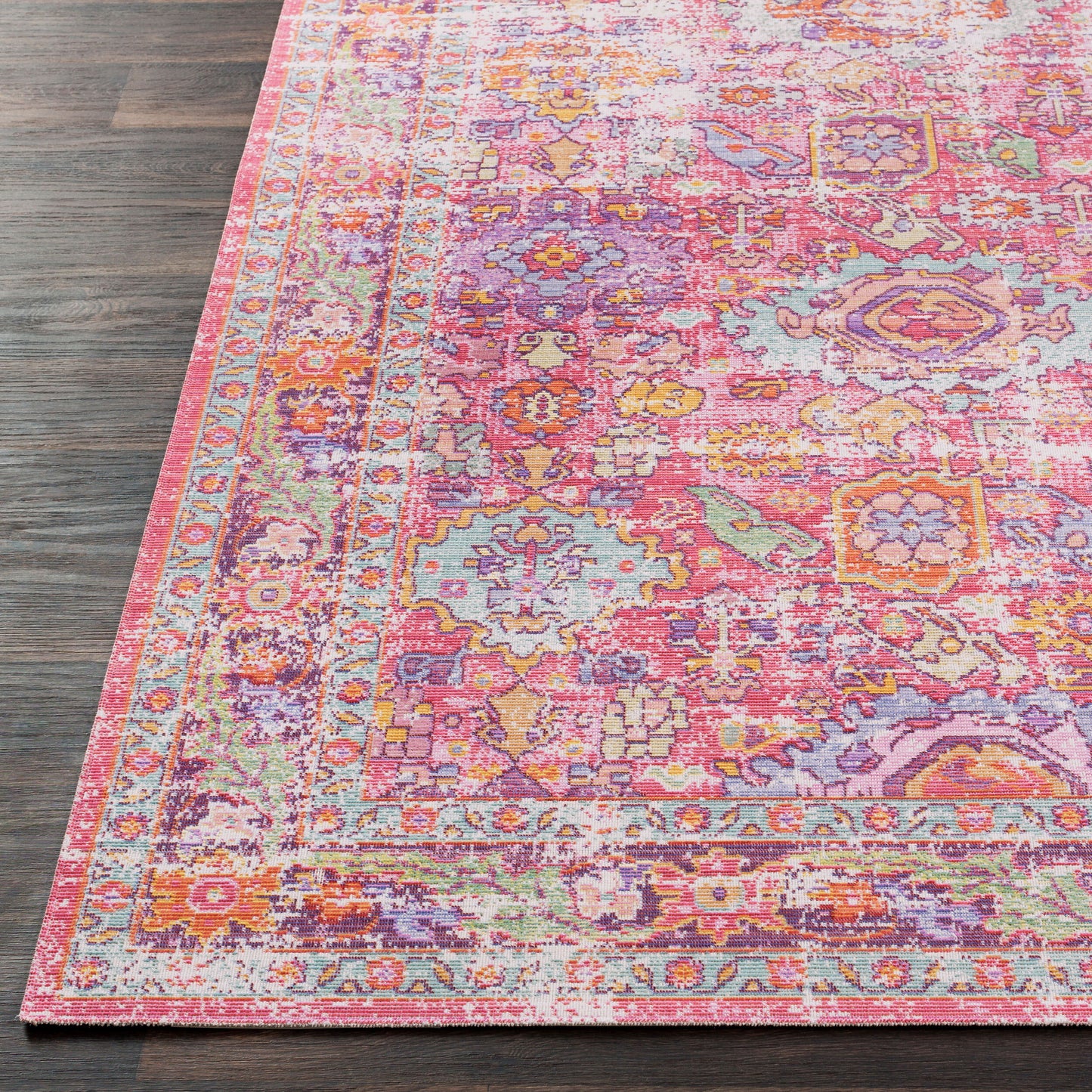 Alfombra decorativa tejida a máquina Antioch AIC-2315 de 2' x 3'
