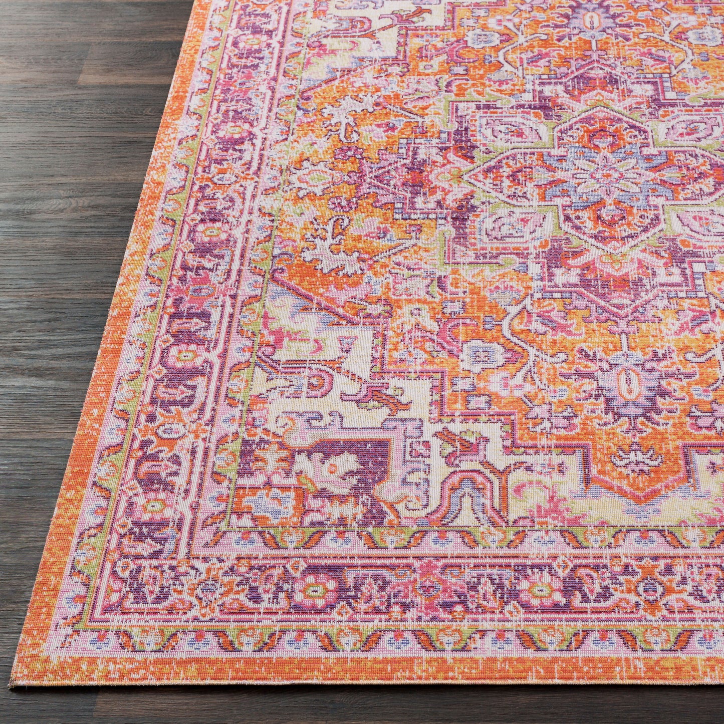 Alfombra decorativa tejida a máquina Antioch AIC-2319 de 2' x 3'