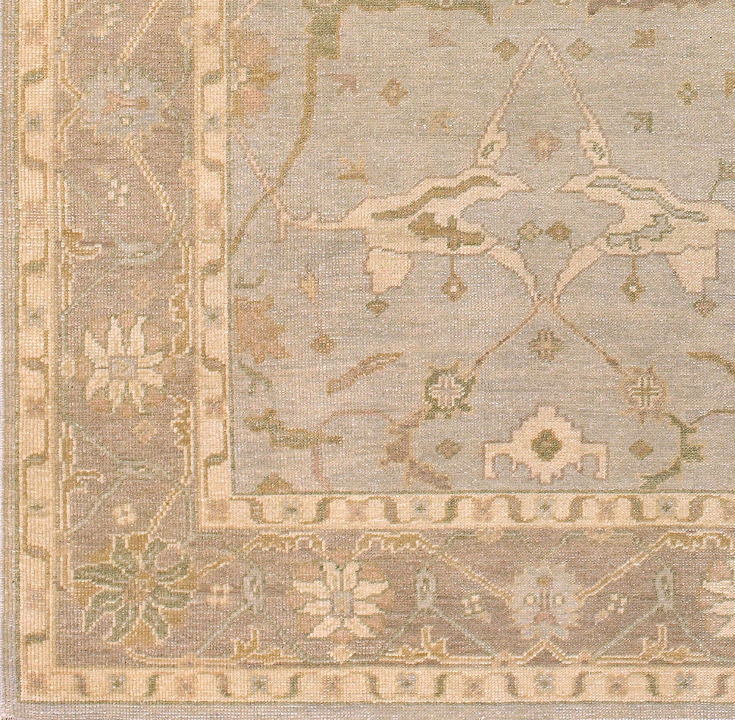 Alfombra decorativa de lana hecha a mano Ainsley AIN-1000 de 90 x 150 cm