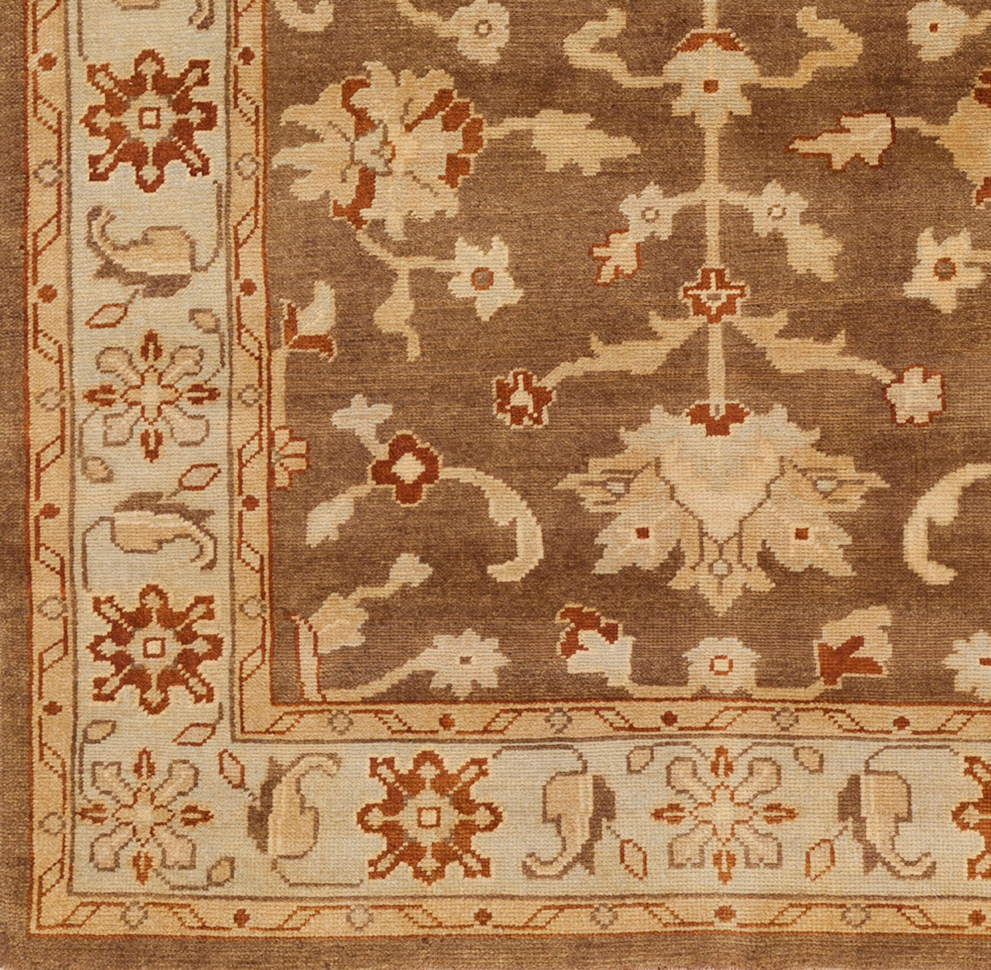 Alfombra decorativa de lana hecha a mano Ainsley AIN-1009 de 90 x 150 cm