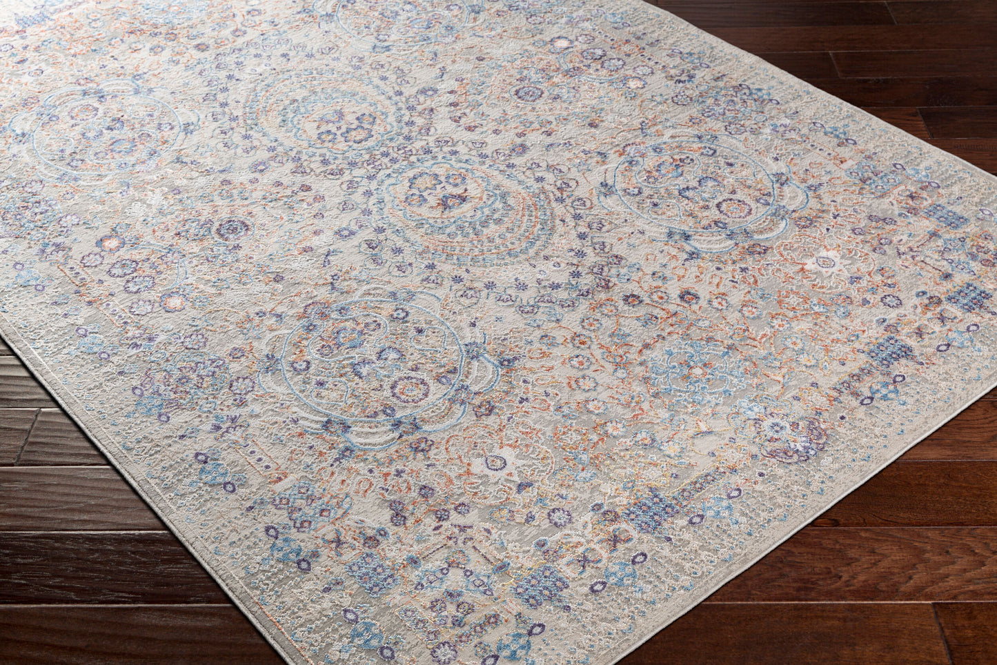 Aisha AIS-2310 5' x 7' Machine Woven Area Rug