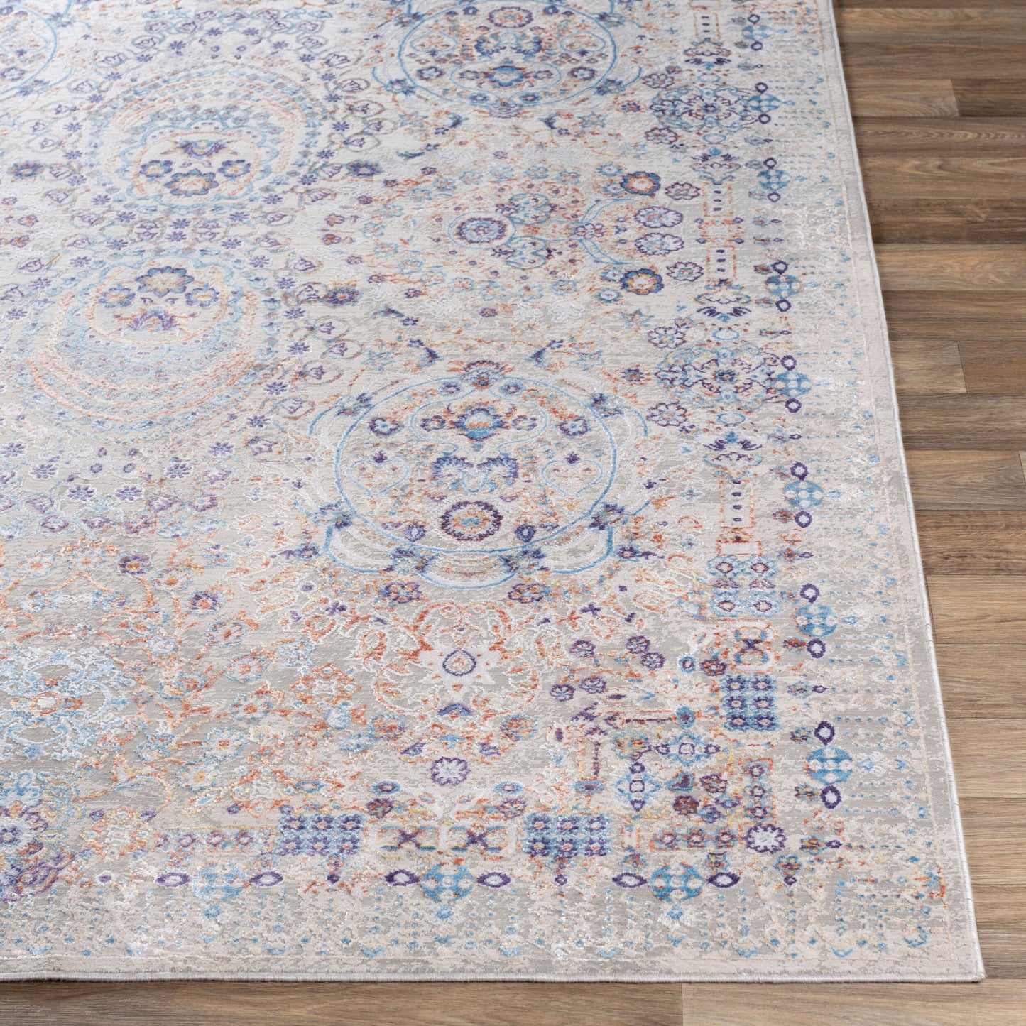 Aisha AIS-2310 5' x 7' Machine Woven Area Rug