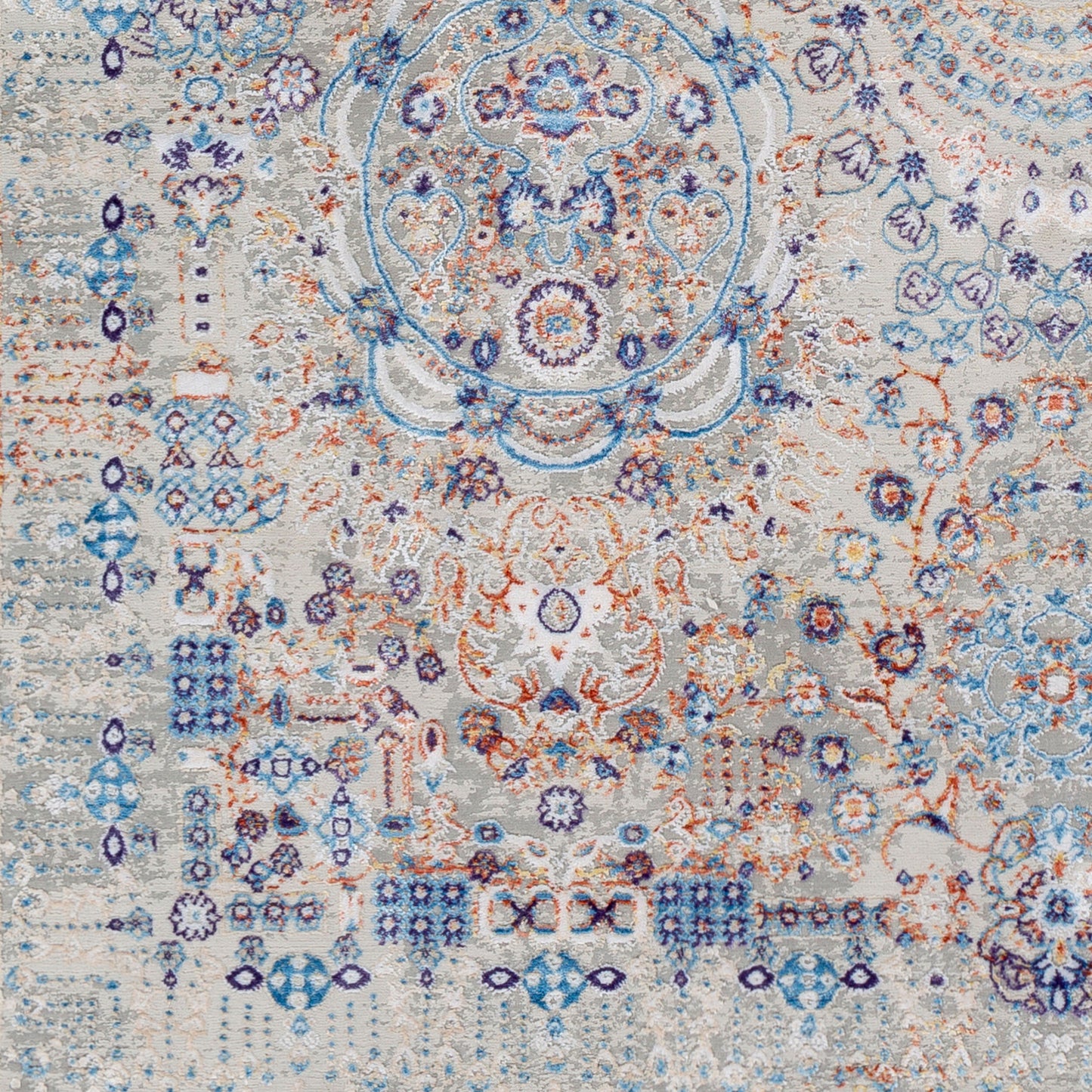 Aisha AIS-2310 5' x 7' Machine Woven Area Rug
