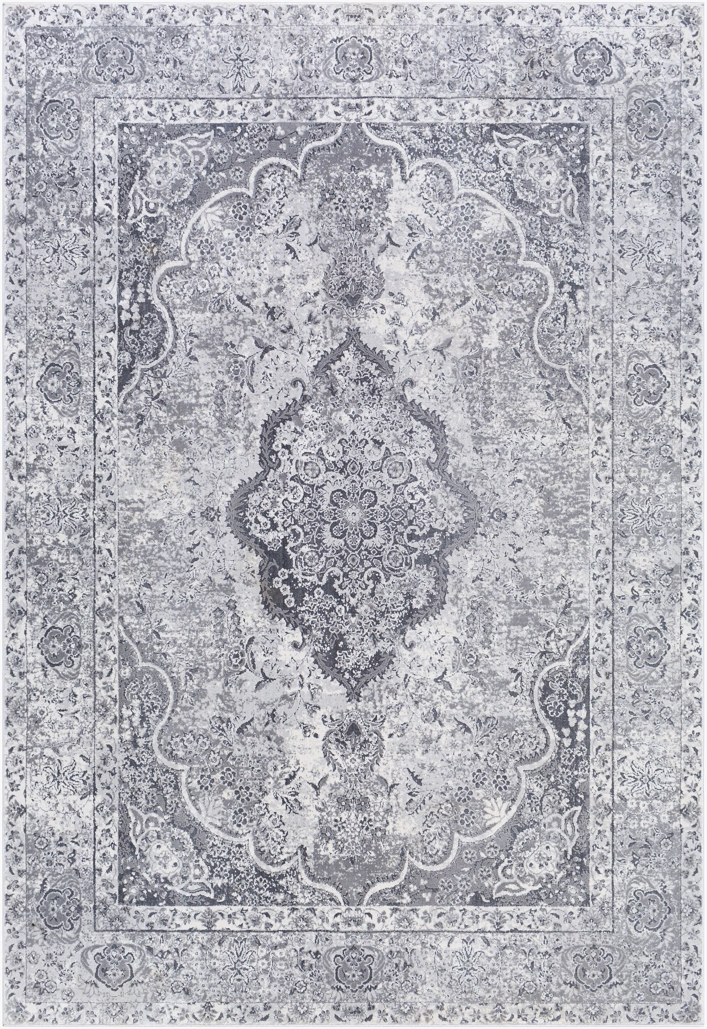 Aisha AIS-2319 2' x 3' Machine Woven Accent Rug
