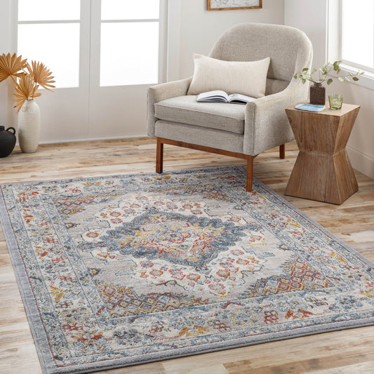 Ankara AKR-2300 6' x 9' Machine Woven Area Rug
