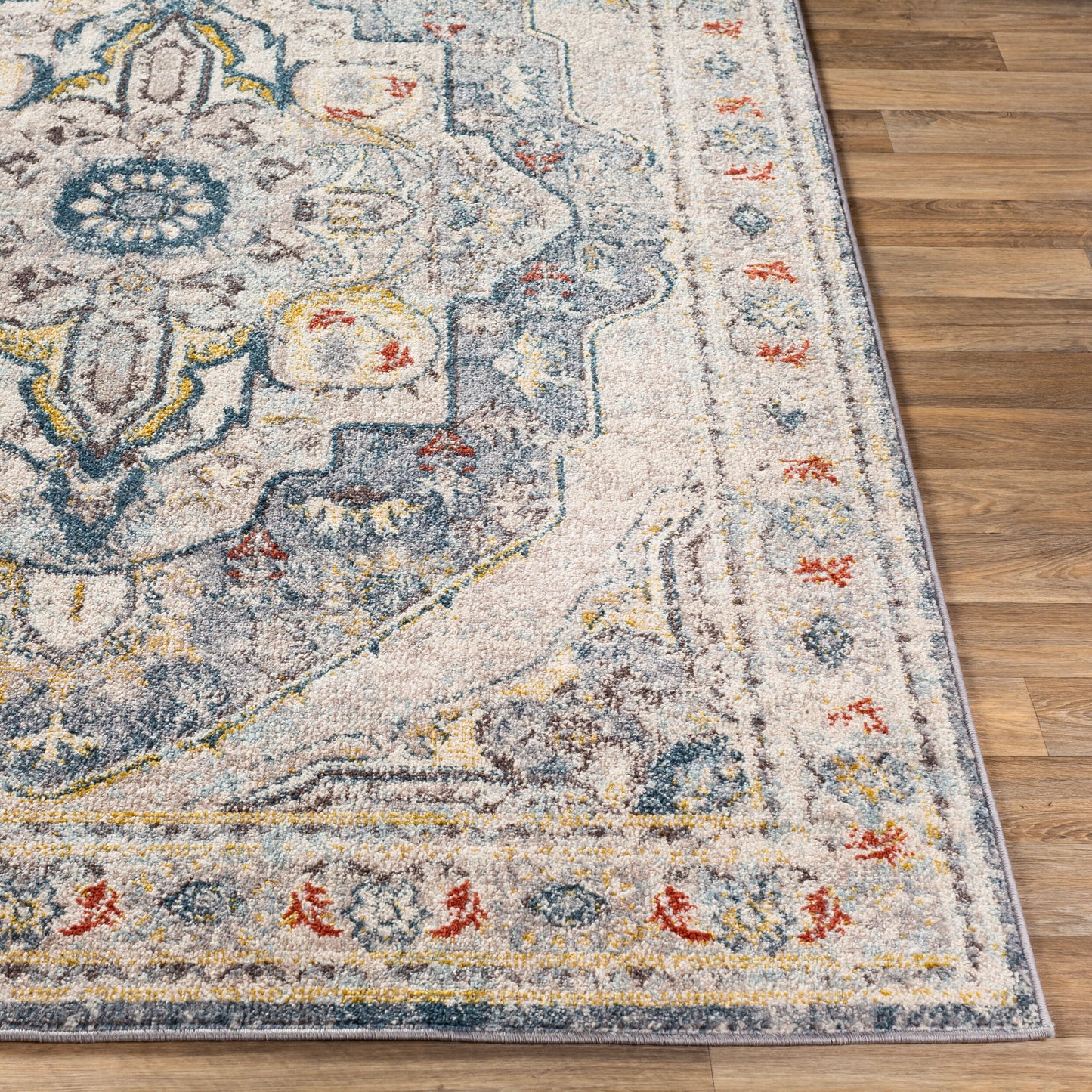 Alfombra tejida a máquina Ankara AKR-2304 de 1,83 m x 2,74 m