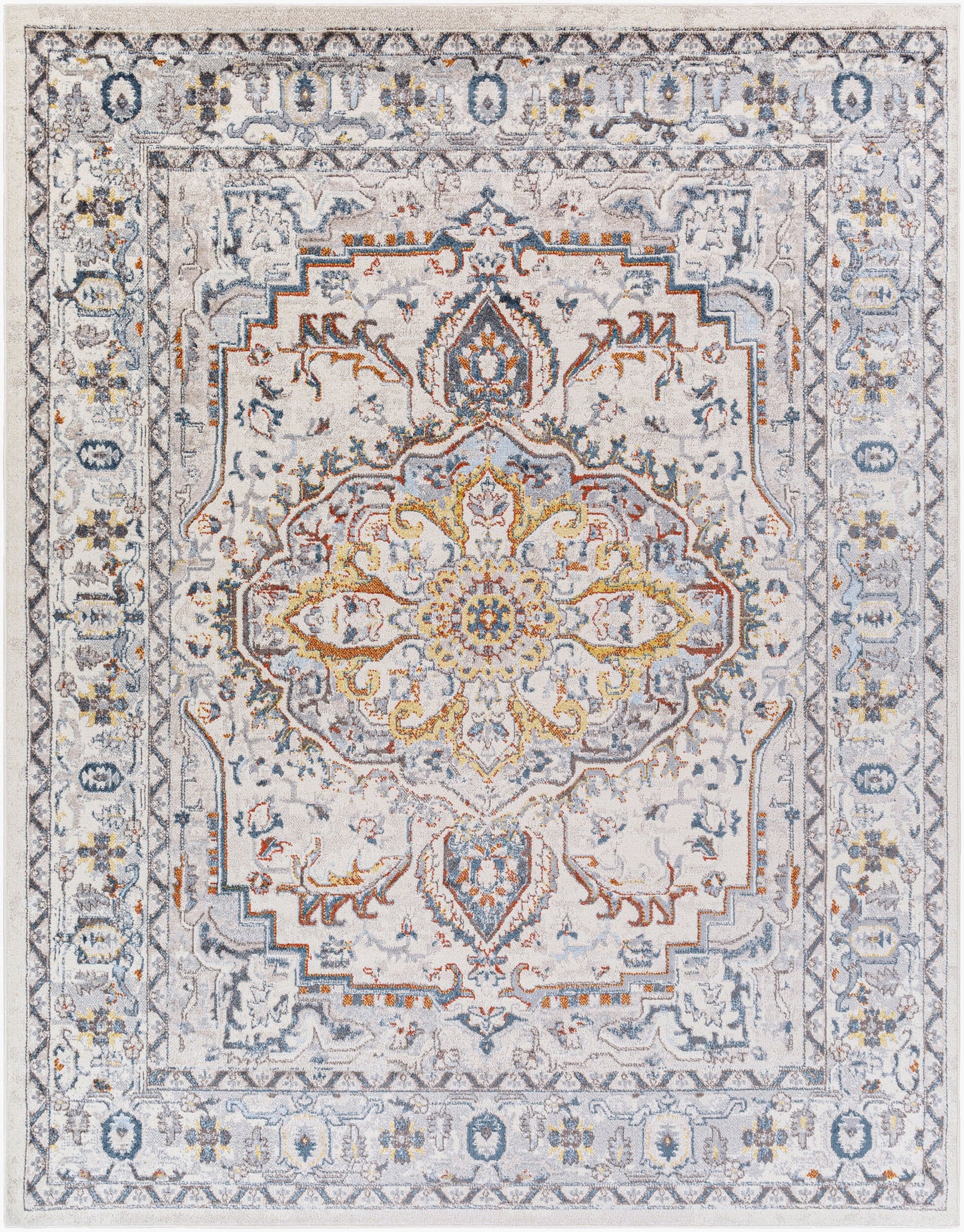 Alfombra tejida a máquina Ankara AKR-2321 de 1,52 m x 2,13 m
