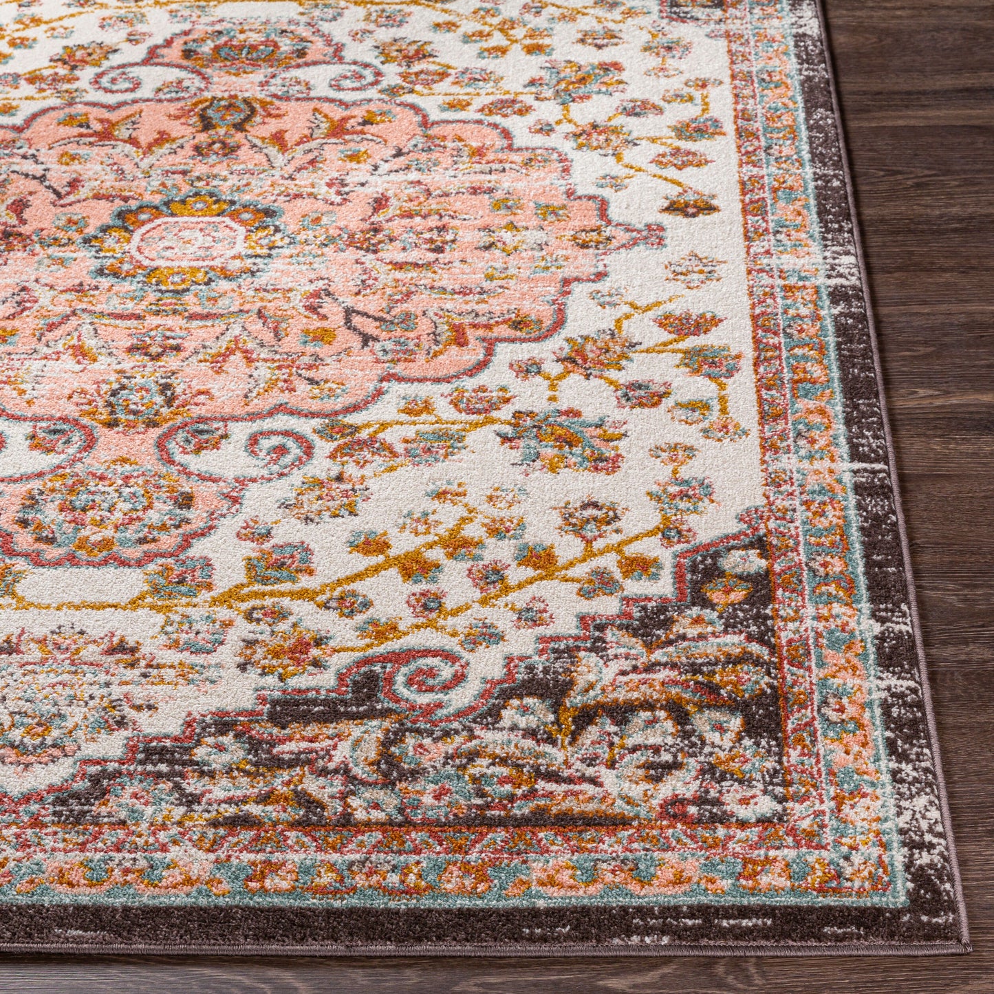 Alfombra tejida a máquina Ankara AKR-2331 de 1,83 m x 2,74 m
