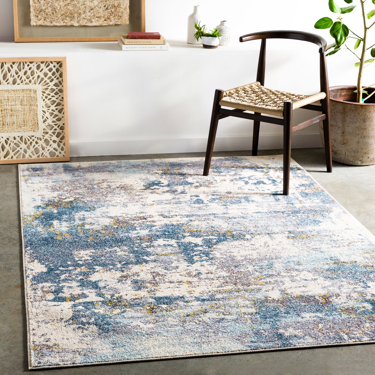 Alfombra tejida a máquina Ankara AKR-2335 de 1,52 m x 2,13 m