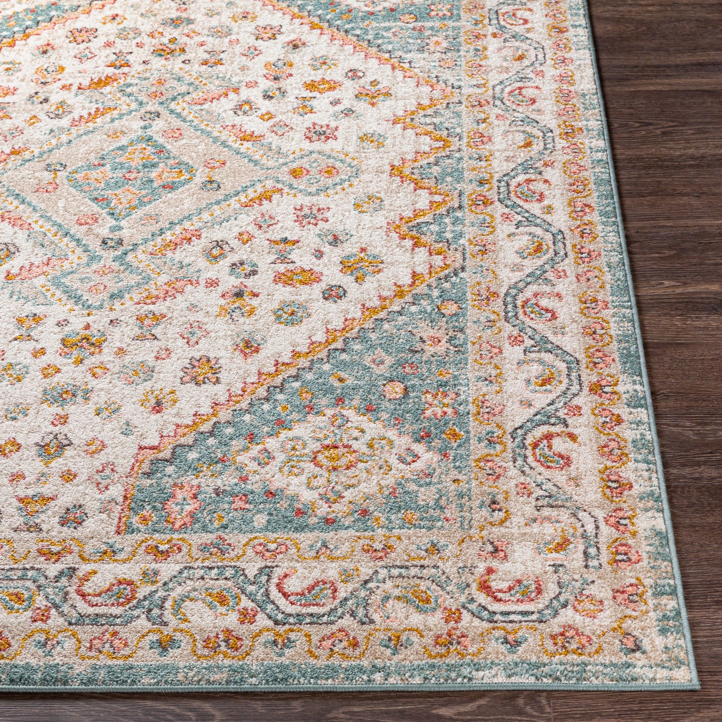 Ankara AKR-2337 5' x 7' Machine Woven Area Rug