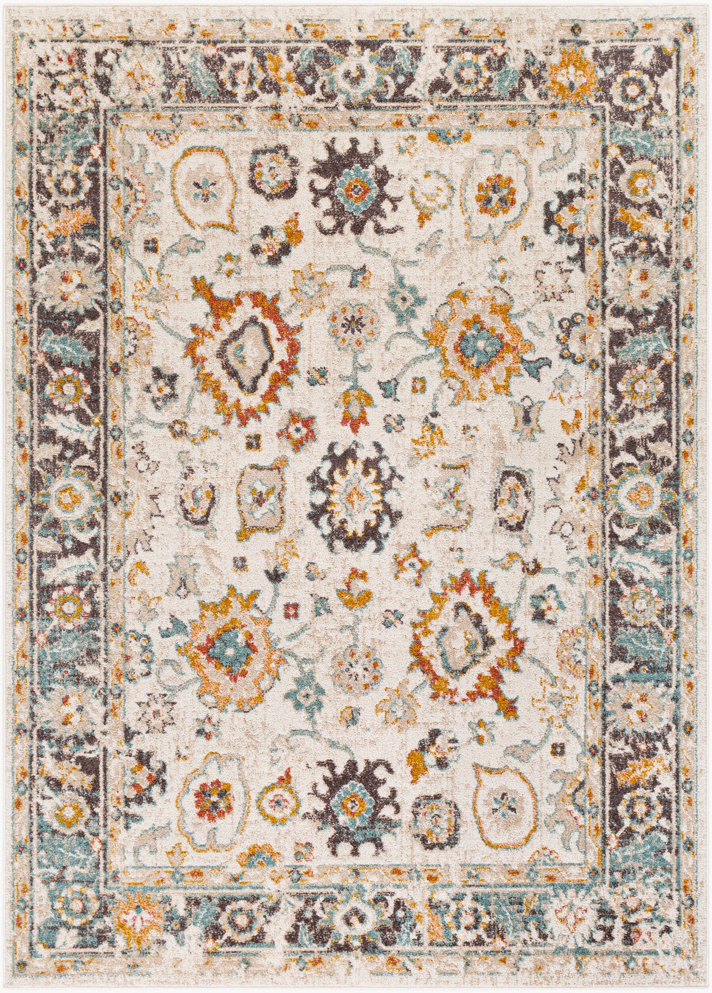 Alfombra tejida a máquina Ankara AKR-2340 de 1,83 m x 2,74 m