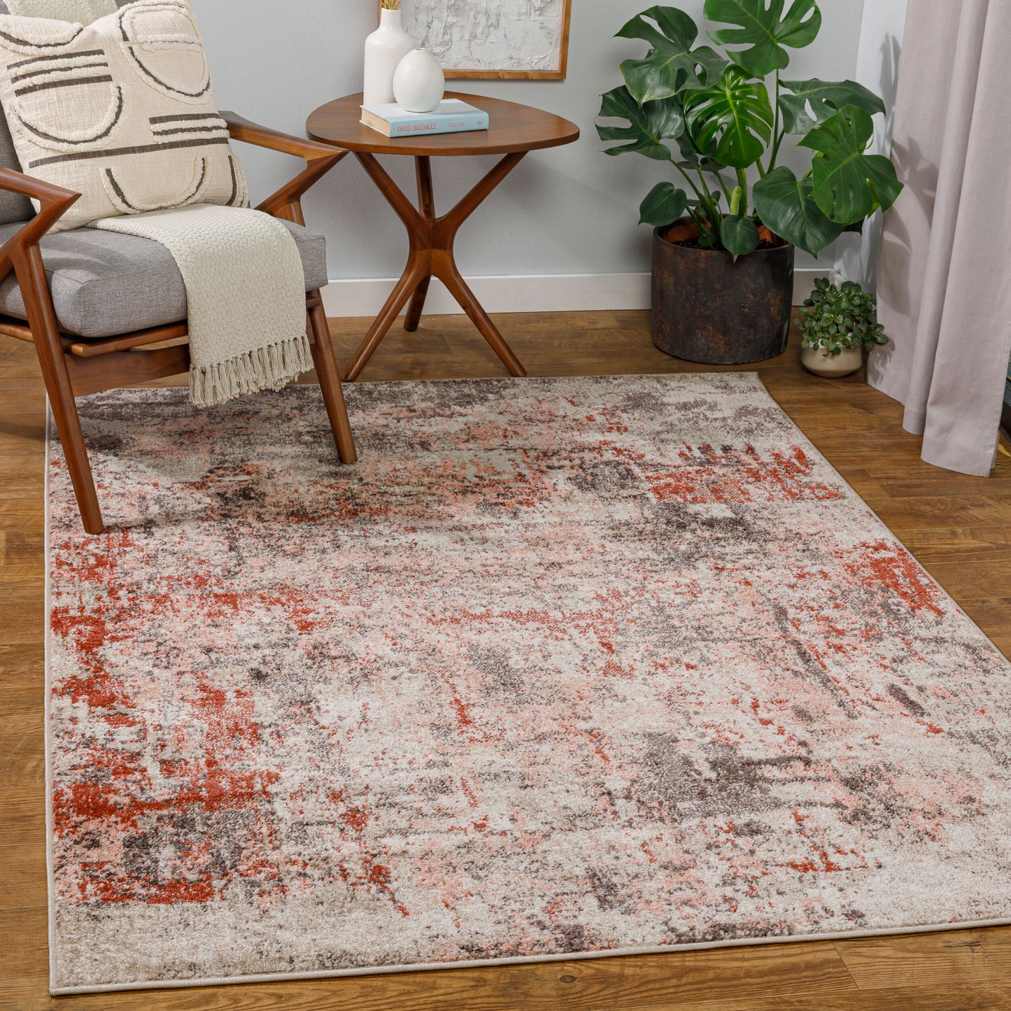 Alfombra tejida a máquina Ankara AKR-2349 de 1,83 m x 2,74 m
