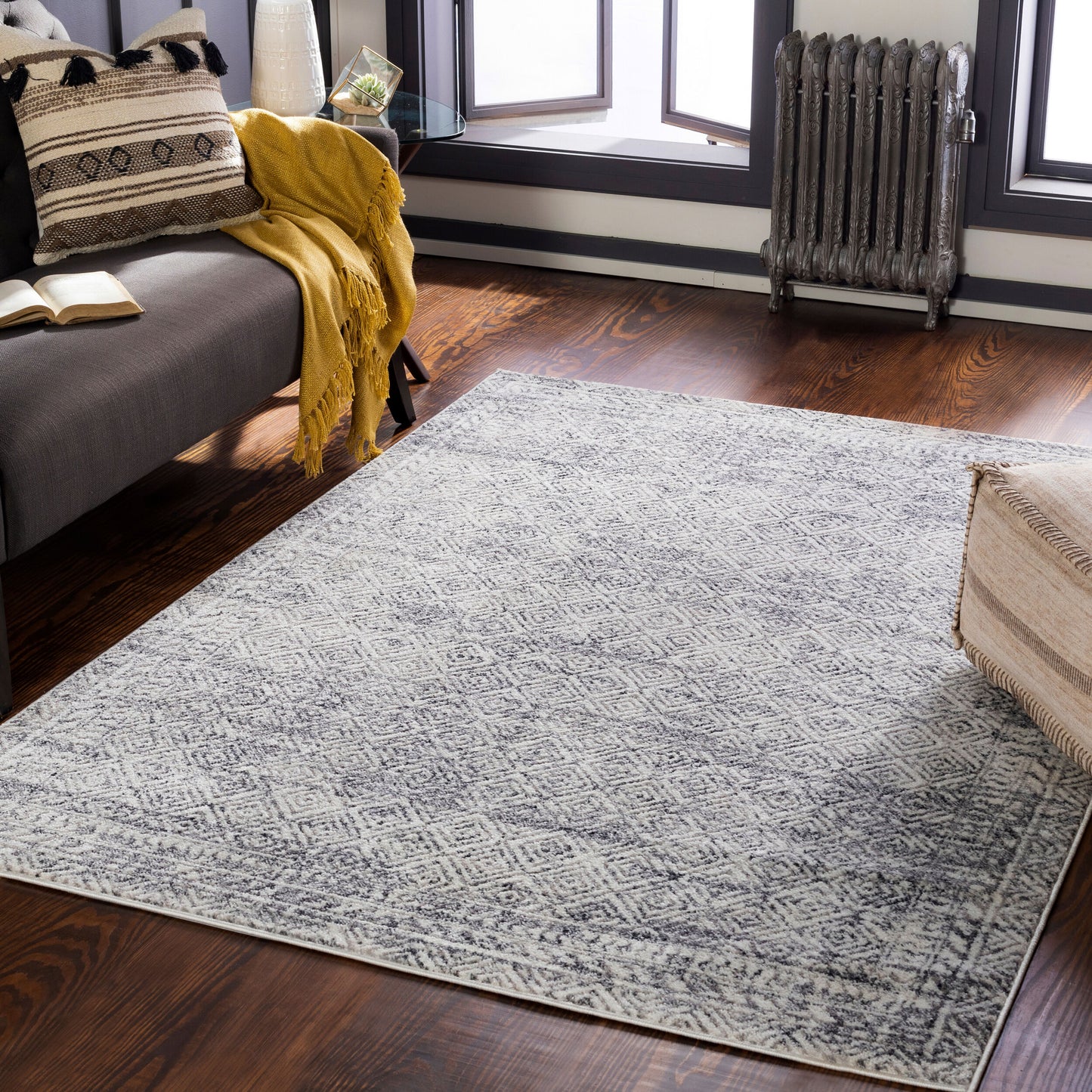 Alice ALC-2303 7' x 9' Machine Woven Area Rug