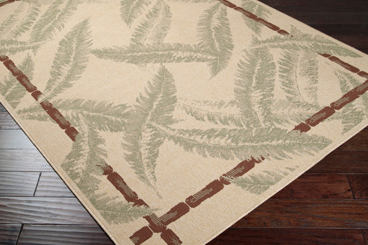 Alfombra Alfresco ALF-9513 de 2,13 m, tejida a máquina, para interior y exterior