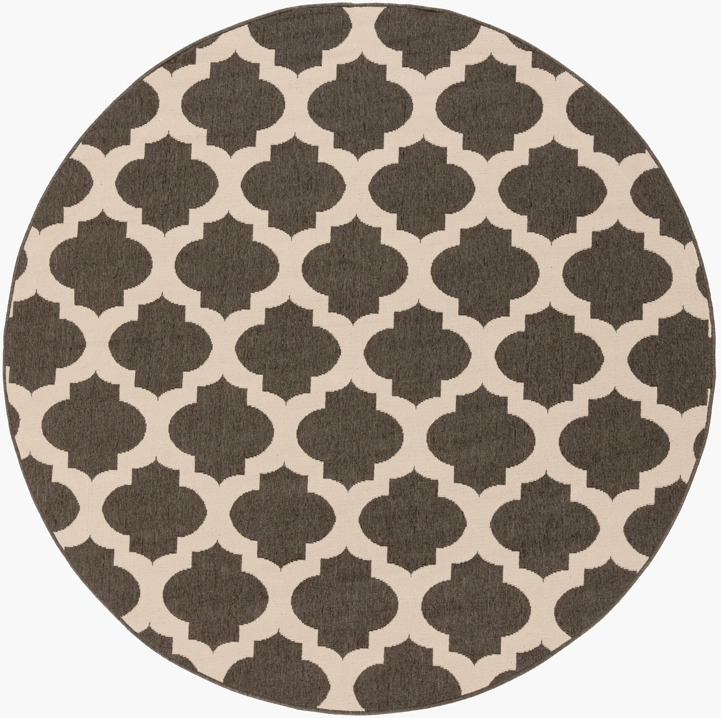 Alfresco ALF-9584 9ft Round Machine Woven Indoor/Outdoor Area Rug