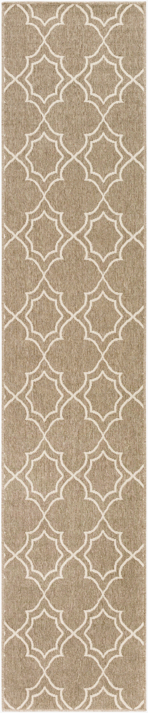 Alfresco ALF-9587 12ft Runner Machine Woven Indoor/Outdoor Runner Rug