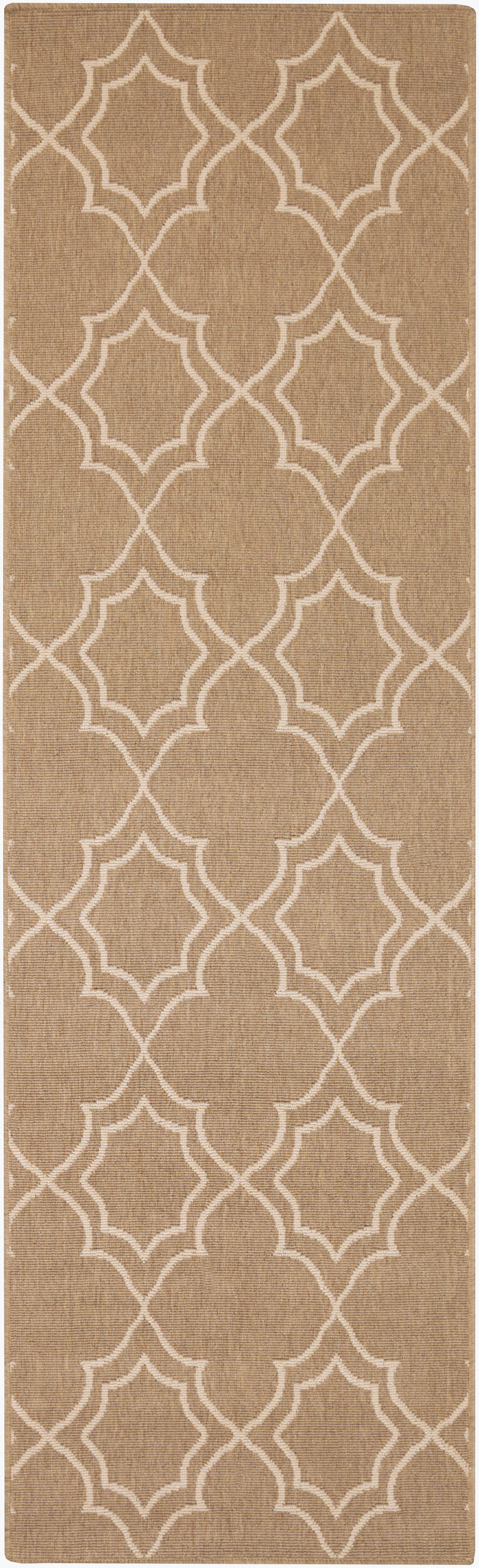 Alfresco ALF-9587 8ft Runner Machine Woven Indoor/Outdoor Runner Rug