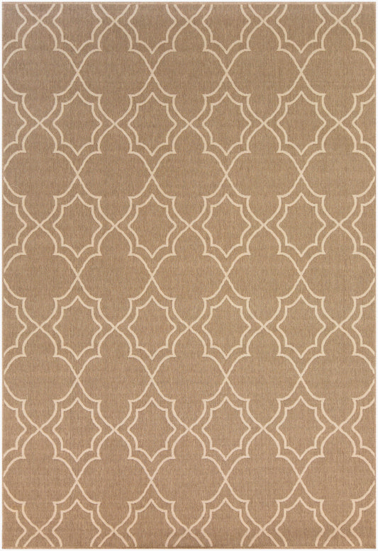 Alfombra tejida a máquina para interior y exterior Alfresco ALF-9587 de 7' x 10'