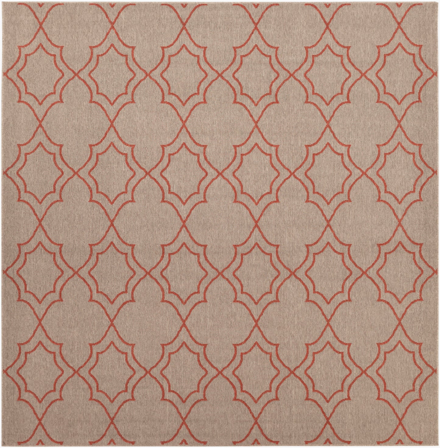 Alfresco ALF-9588 9ft Square Machine Woven Indoor/Outdoor Area Rug