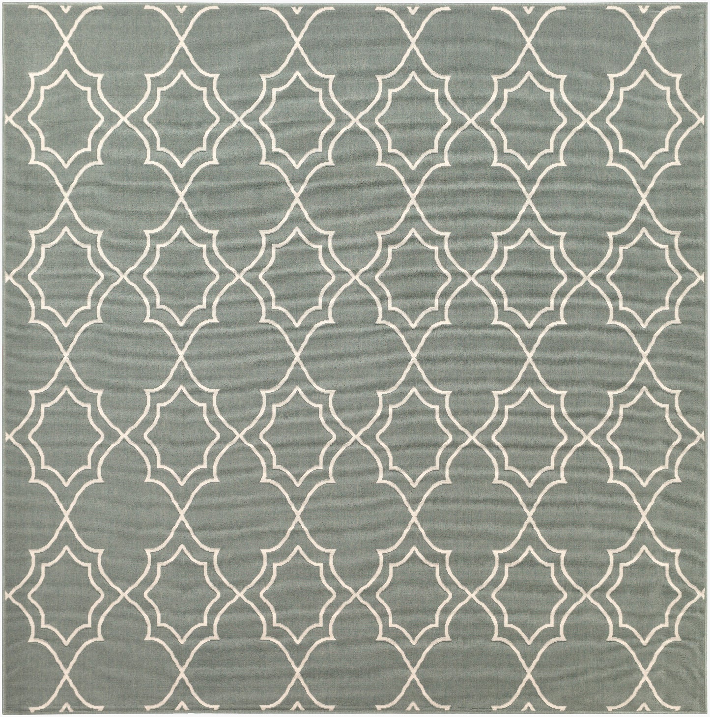 Alfresco ALF-9589 9ft Square Machine Woven Indoor/Outdoor Area Rug