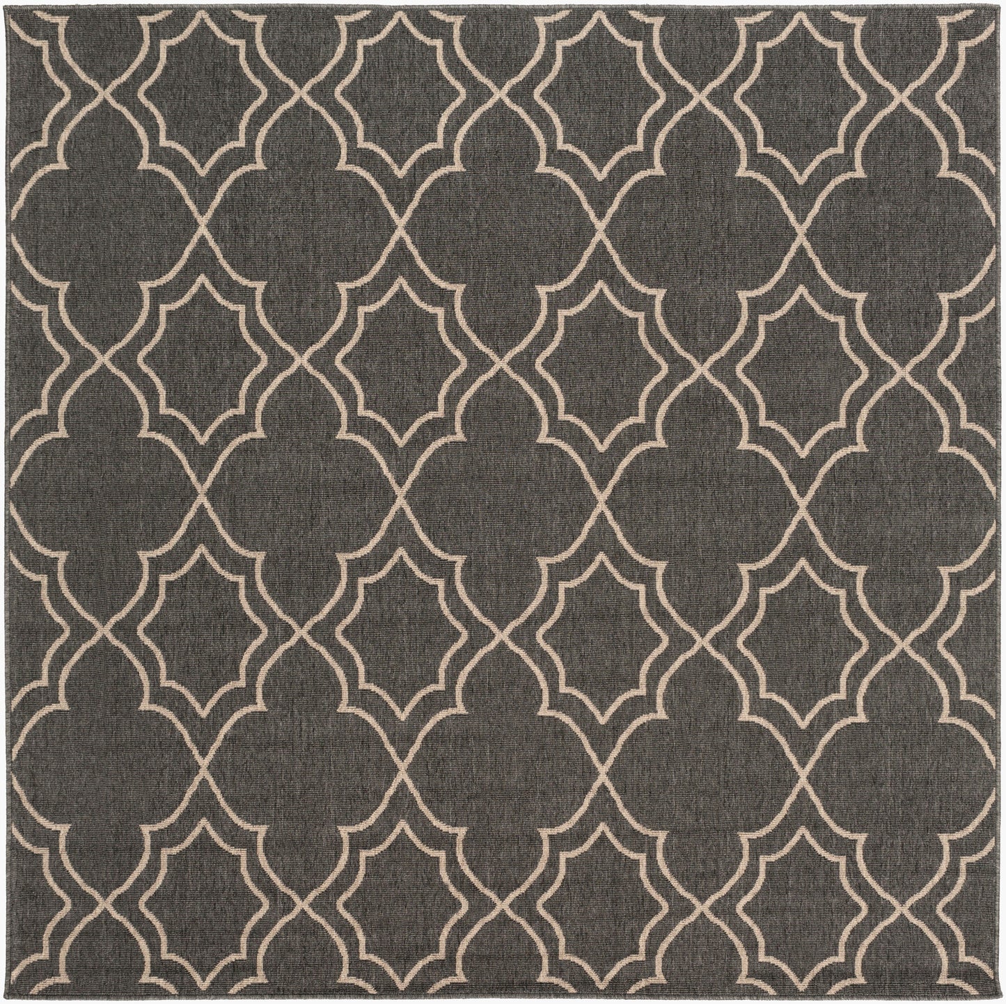 Alfresco ALF-9590 7ft Square Machine Woven Indoor/Outdoor Area Rug