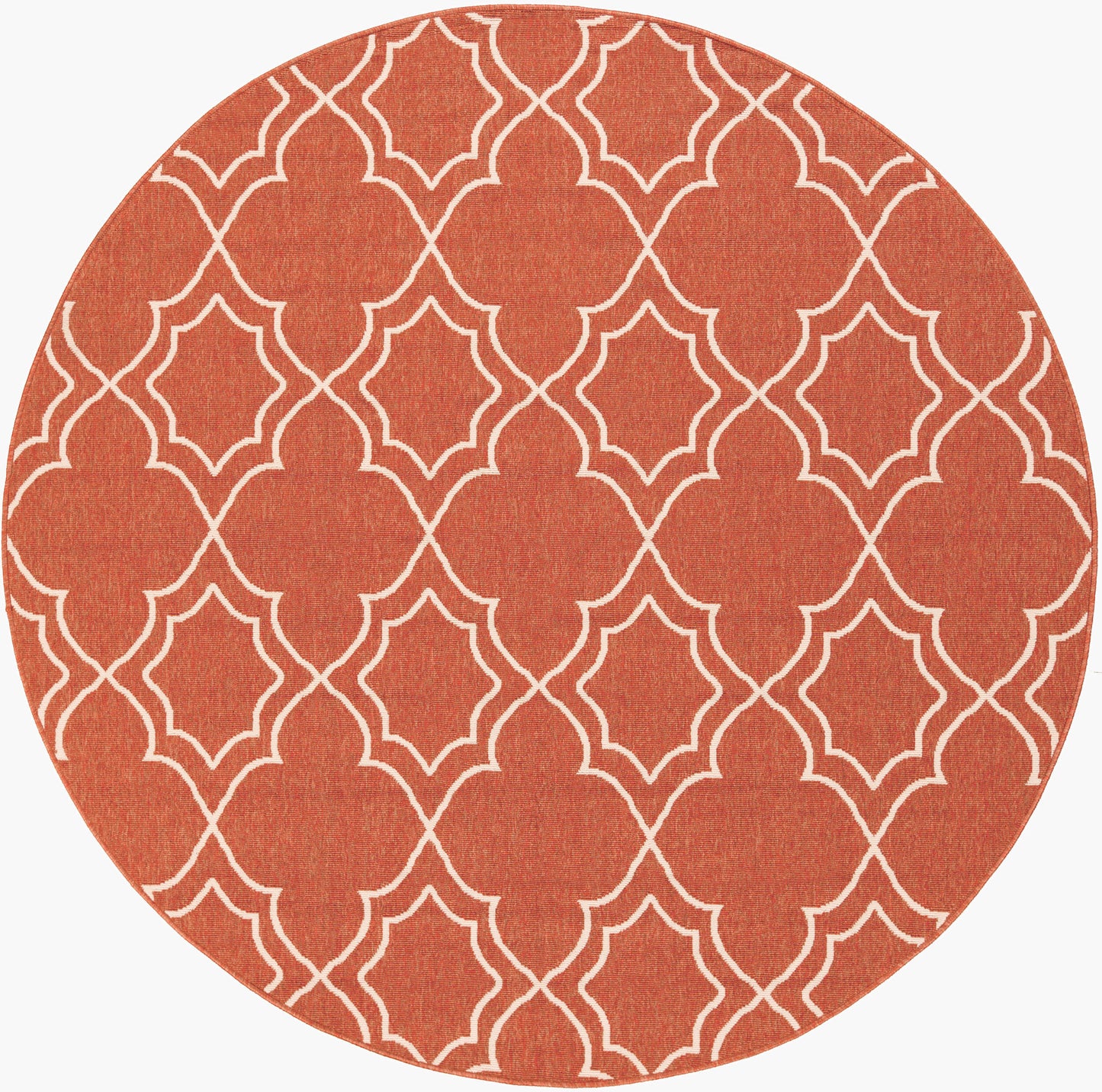Alfresco ALF-9591 5ft Round Machine Woven Indoor/Outdoor Area Rug