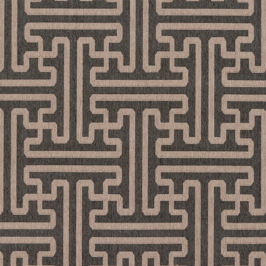 Alfombra redonda tejida a máquina Alfresco ALF-9604 de 2,13 m para interior y exterior