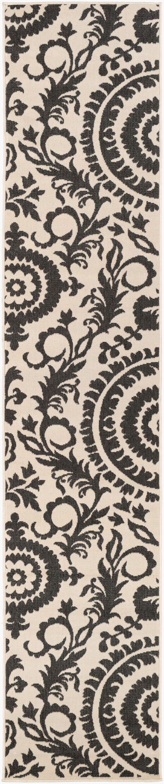 Alfresco ALF-9612 12ft Runner Machine Woven Indoor/Outdoor Runner Rug