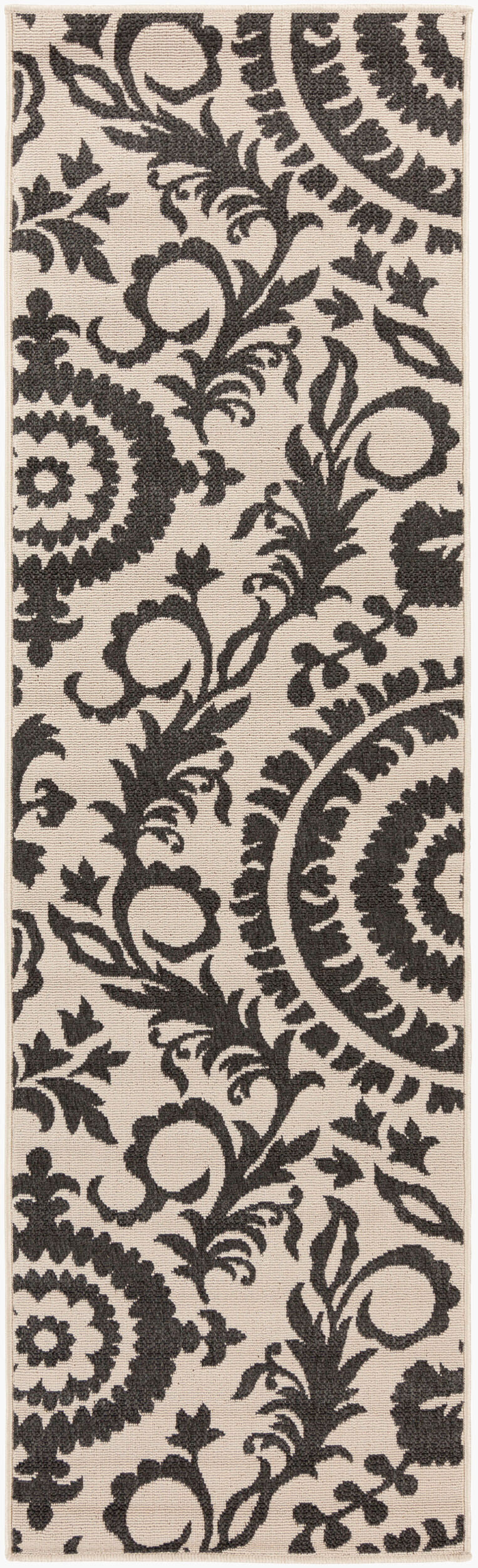 Alfresco ALF-9612 8ft Runner Machine Woven Indoor/Outdoor Runner Rug