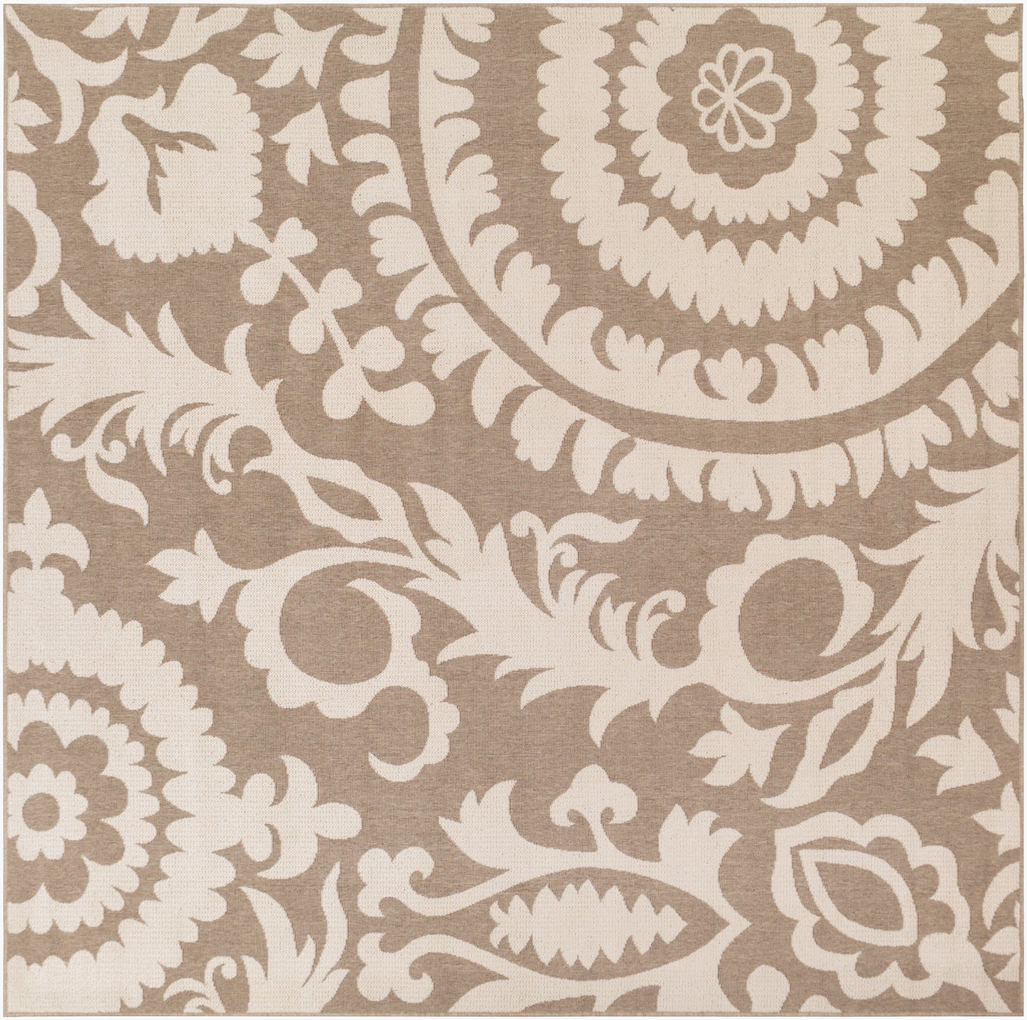 Alfresco ALF-9616 9ft Square Machine Woven Indoor/Outdoor Area Rug