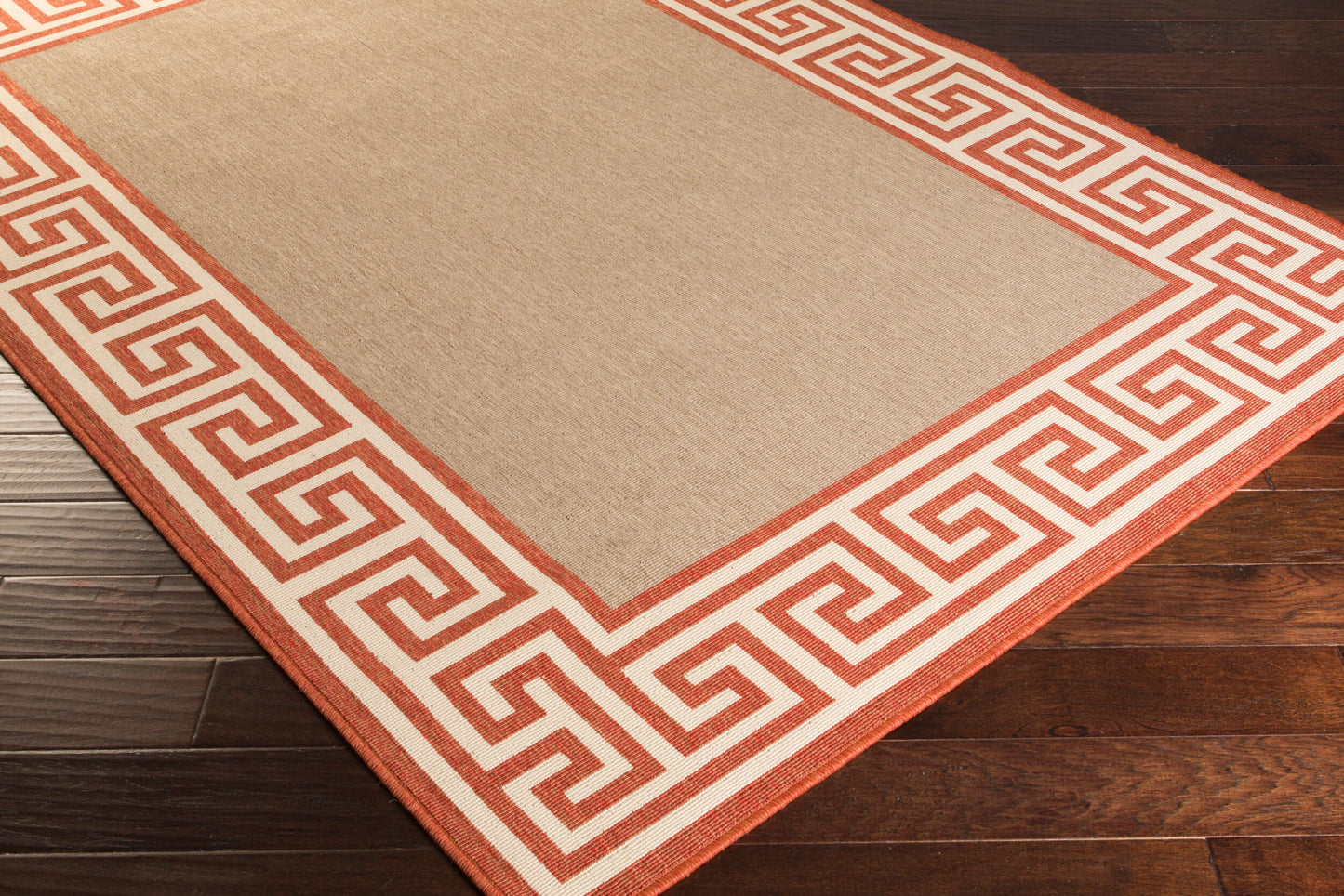 Alfresco ALF-9628 7ft Square Machine Woven Indoor/Outdoor Area Rug