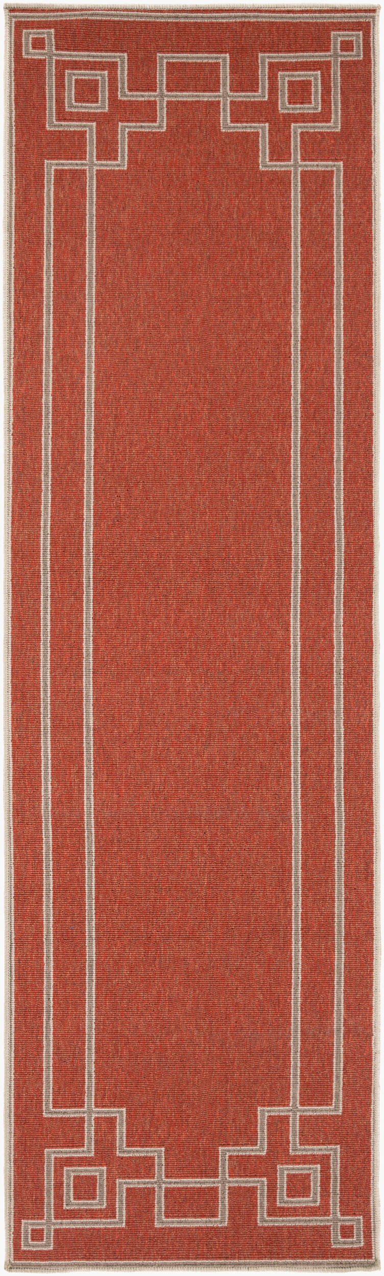 Alfombra Alfresco ALF-9631 de 2,4 m, tejida a máquina, para interior y exterior