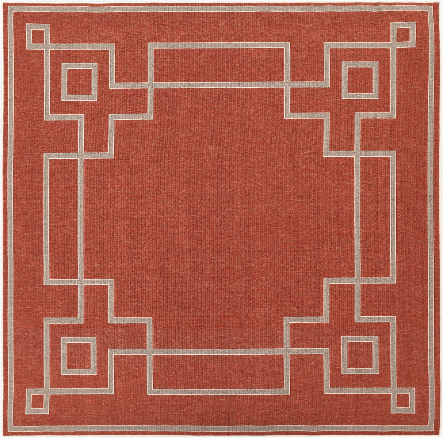 Alfresco ALF-9631 9ft Square Machine Woven Indoor/Outdoor Area Rug
