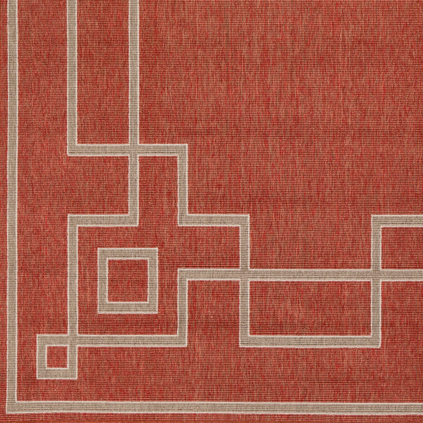 Alfresco ALF-9631 9ft Round Machine Woven Indoor/Outdoor Area Rug