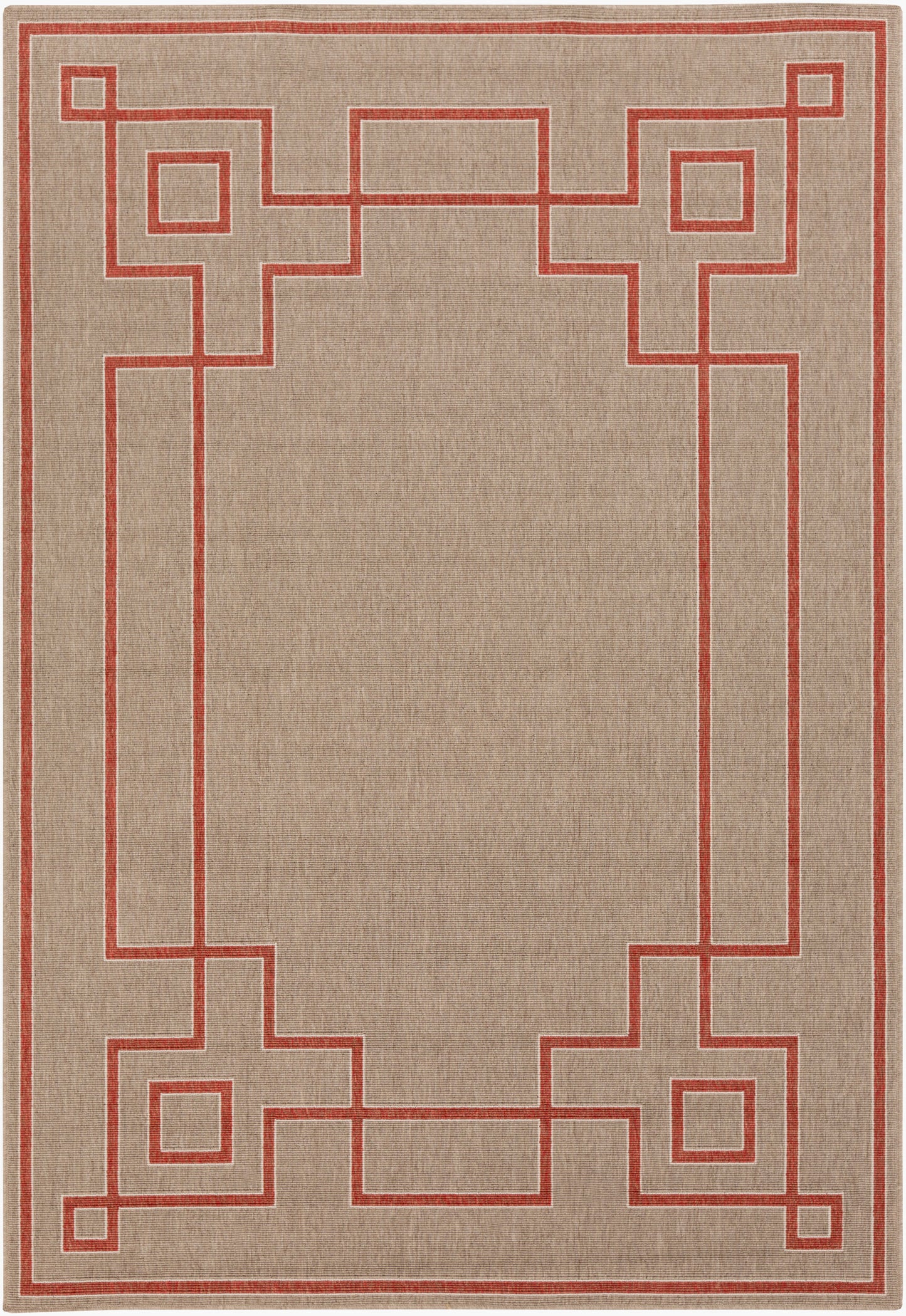 Alfresco ALF-9633 8ft Runner Machine Woven Indoor/Outdoor Runner Rug